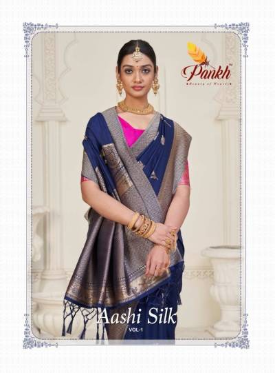 AASHI SILK VOL-1 BY PANKH DOLA SILK SAREE WHOLESALER IN INDIA